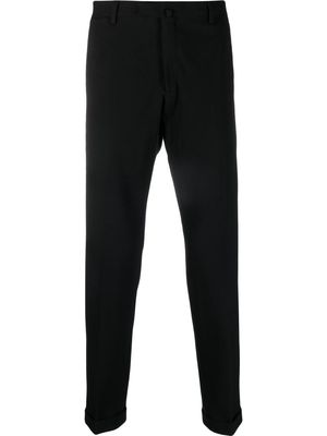Briglia 1949 turn-up tapered trousers - Black