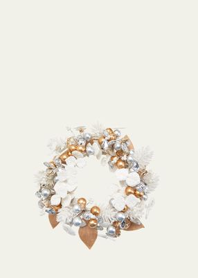Brilliant Frost Candle Wreath