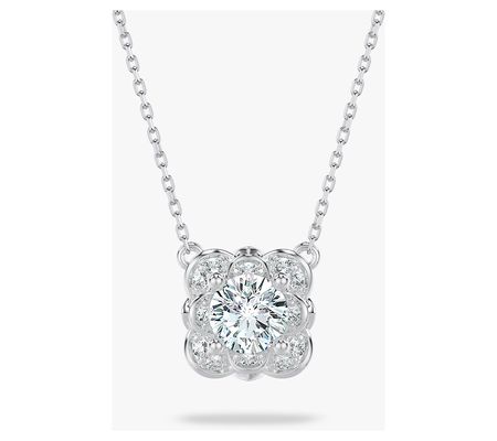 Brilliant Rose 0.55 cttw Lab Grown Diamond Necklace, 14K Gold