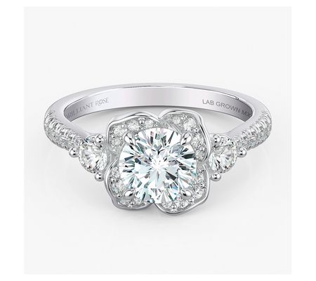 Brilliant Rose 2.05 cttw Lab Grown Diamond Ring , 14K