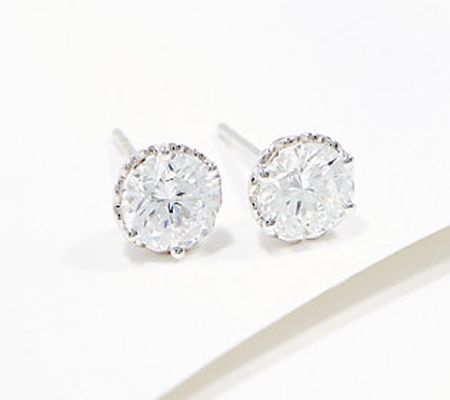 Brilliant Rose by Fire Light Lab Grown Diamond Studs, 14k