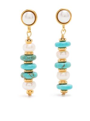 Brinker & Eliza Dune drop earrings - Gold