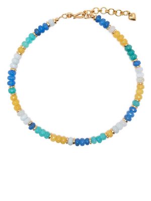 Brinker & Eliza gemstone-bead necklace - Blue