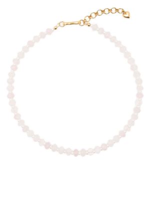 Brinker & Eliza gemstone bead necklace - Pink