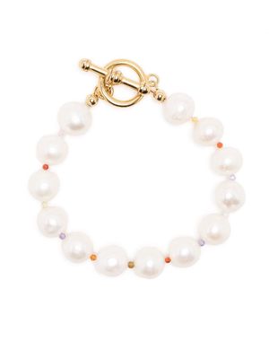 Brinker & Eliza Glinda pearl-embellished bracelet - Neutrals