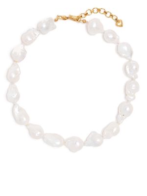 Brinker & Eliza October pearl choker necklace - White