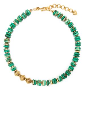 Brinker & Eliza stone-detailing choker necklace - Gold