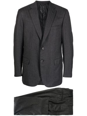 Brioni Brunico single-breasted two-piece suit - Black