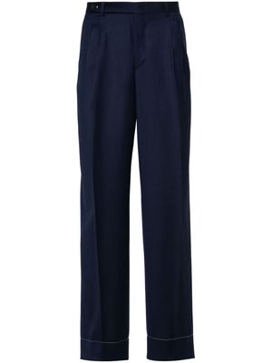 Brioni Capri loose-fit trousers - Blue