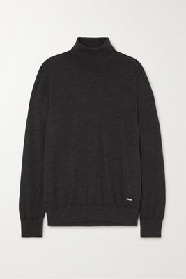 Brioni - Cashmere And Silk-blend Turtleneck Sweater - Black
