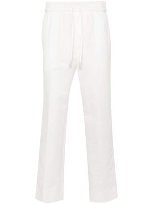 Brioni chambray straight trousers - Neutrals