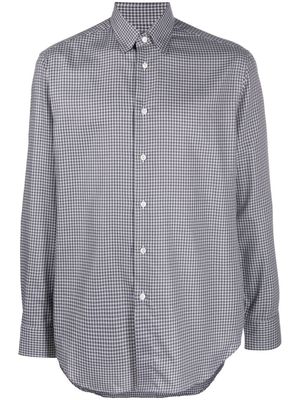 Brioni check button-down shirt - Grey