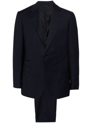 Brioni checked wool single-breasted suit - Blue