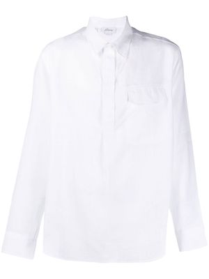 Brioni chest flap-pocket detail shirt - White