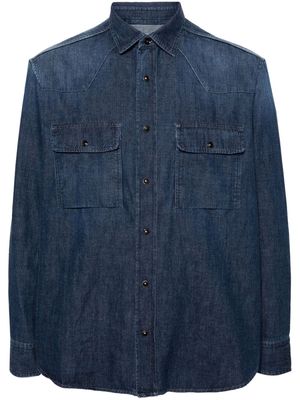 Brioni cotton denim shirt - Blue