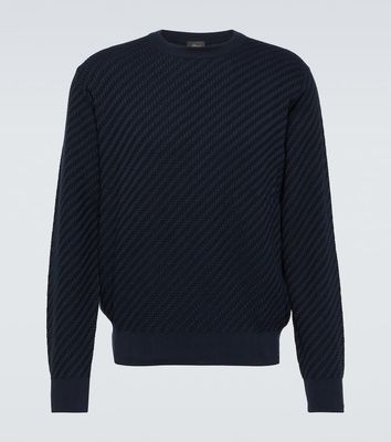Brioni Cotton, silk, and cashmere sweater