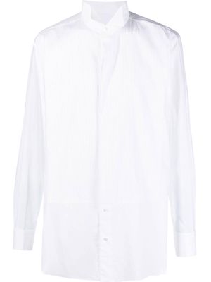 Brioni cotton striped shirt - White