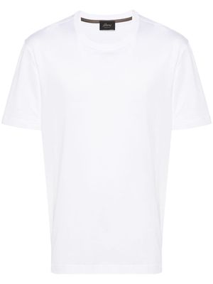 Brioni crew-neck cotton T-shirt - White