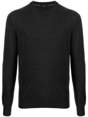 Brioni crew-neck knit jumper - Grey