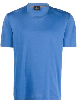 Brioni crew neck short-sleeved T-shirt - Blue