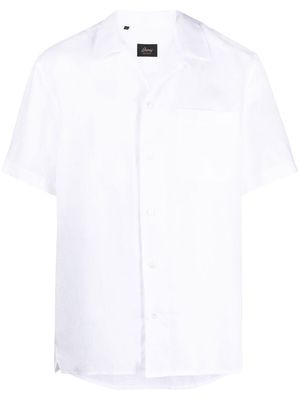 Brioni Cuban short sleeve shirt - White