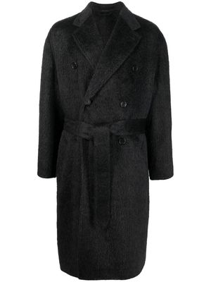 Brioni double-breasted coat - Grey