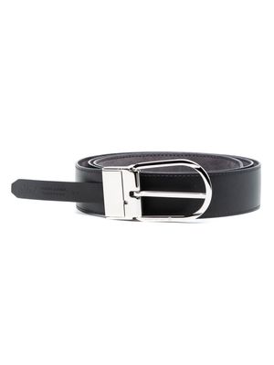Brioni H35 leather belt - Black