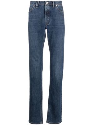 Brioni low-rise straight-leg jeans - Blue