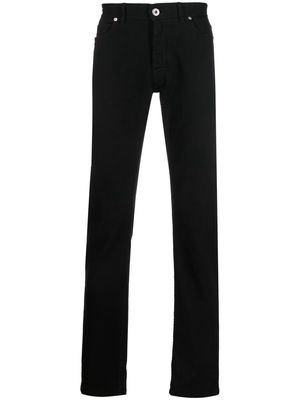 Brioni mid-rise slim-fit jeans - Black