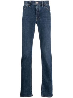 Brioni mid-rise slim jeans - Blue