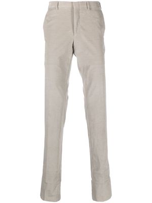 Brioni mid-rise straight-leg trousers - Grey