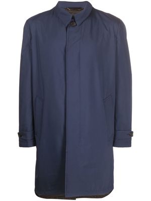 Brioni Performa wool single-breasted coat - Blue