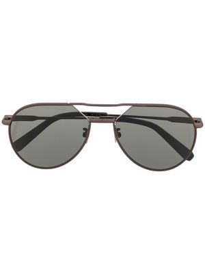 Brioni pilot-frame sunglasses - Grey