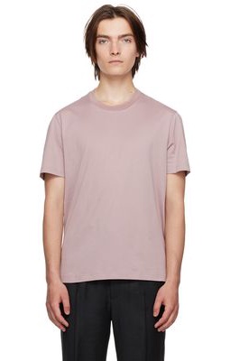Brioni Pink Cotton T-Shirt