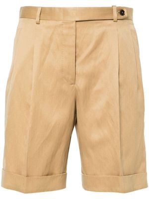 Brioni pleated tailored shorts - Neutrals