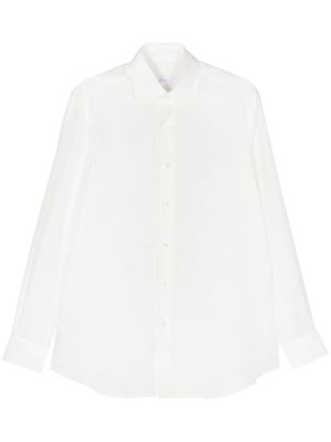 Brioni Reg William linen shirt - White