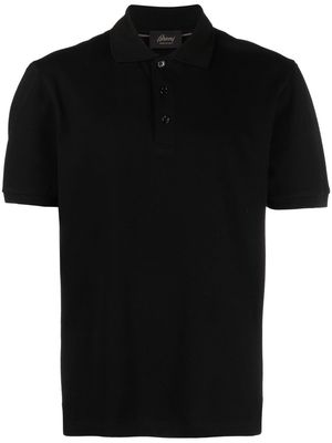 Brioni short-sleeve polo shirt - Black