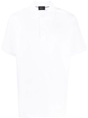 Brioni short-sleeve polo shirt - White