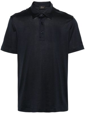 Brioni shortsleeved polo shirt - Blue