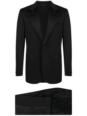 Brioni single-breasted smoking suit - Black