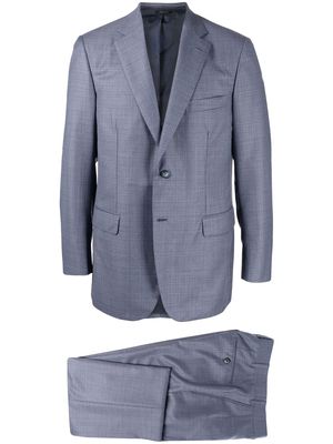 Brioni single-breasted tailored suit - Blue