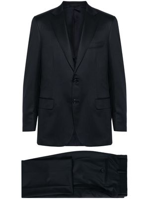 Brioni single-breasted wool suit - Blue