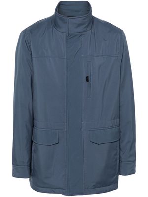 Brioni stand-up collar jacket - Blue