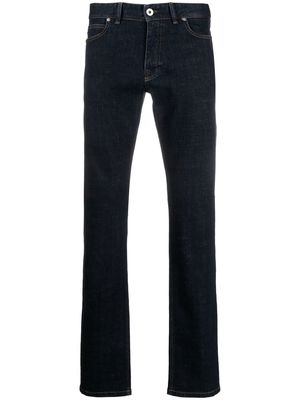 Brioni straight-leg five-pocket jeans - Blue
