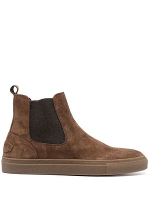 Brioni suede ankle boots - Brown