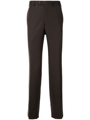 Brioni virgin wool tailored trousers - Brown