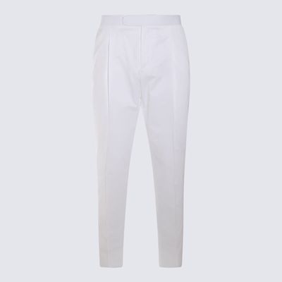 Brioni White Cotton Pants