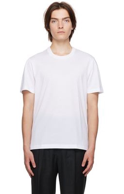 Brioni White Cotton T-Shirt
