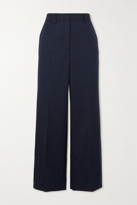 Brioni - Wool-twill Straight-leg Pants - Blue