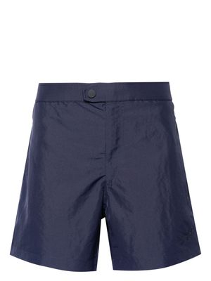 Brioni zip-up swim shorts - Blue